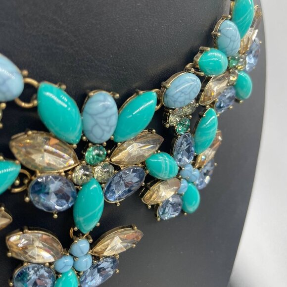 Sugarfix by BaubleBar Multicolor Crystal Butterfly Statement Necklace - Picture 5 of 8